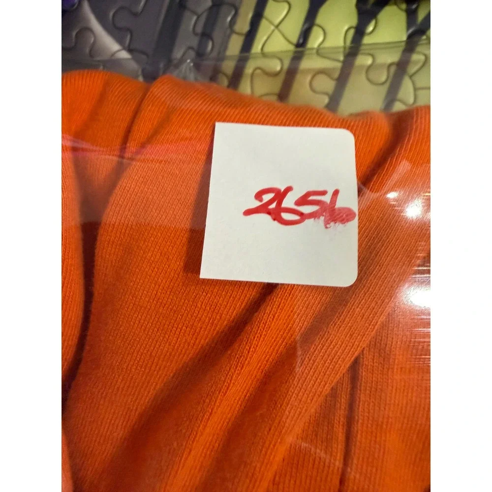 Polo Ralph Lauren Mens Custom Fit T-Shirt Orange Cotton Pony Logo Size Large L/G